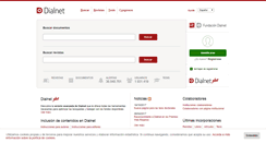 Desktop Screenshot of dialnet.unirioja.es