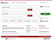 Tablet Screenshot of dialnet.unirioja.es